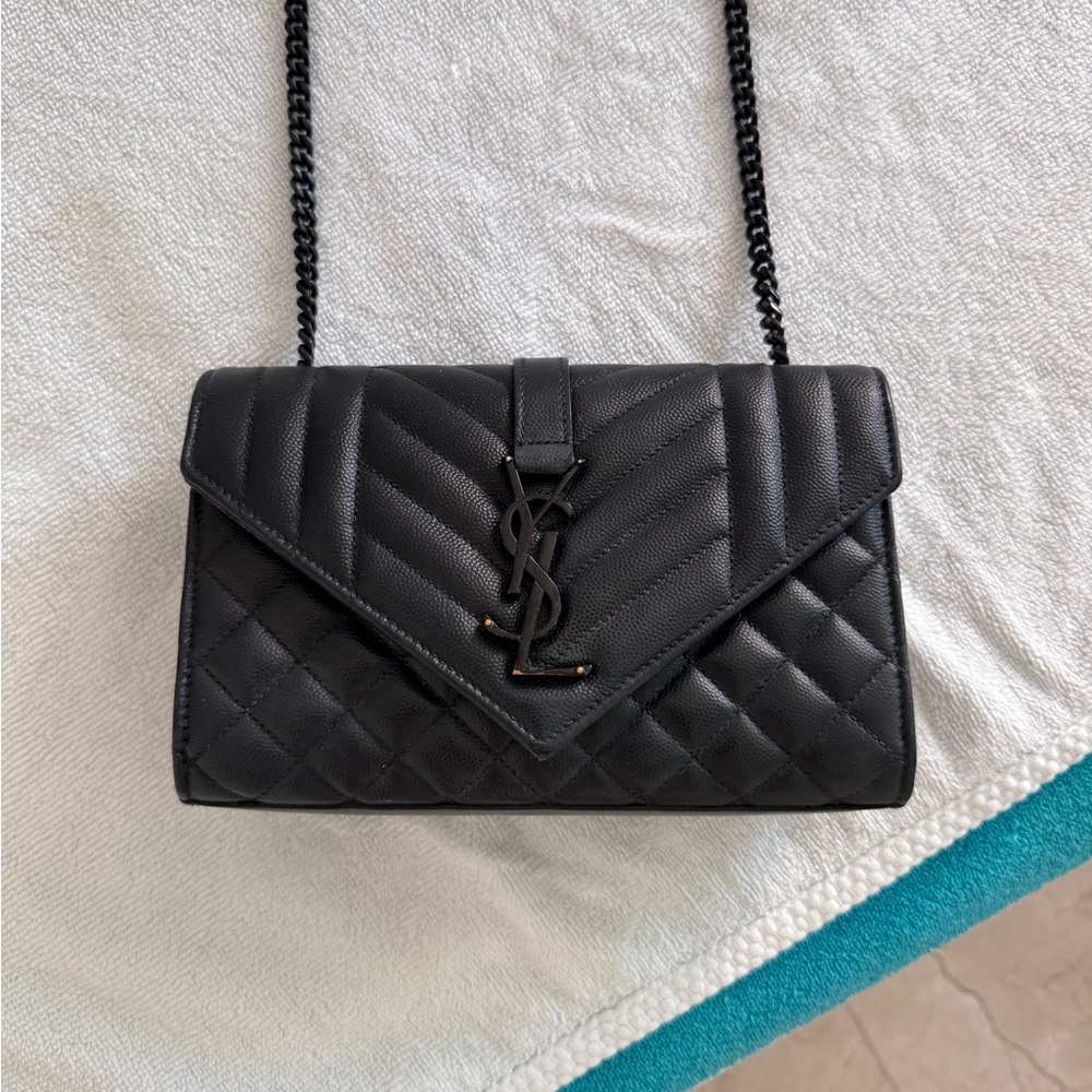 Yves Saint Laurent Black Quilted Women's Bag